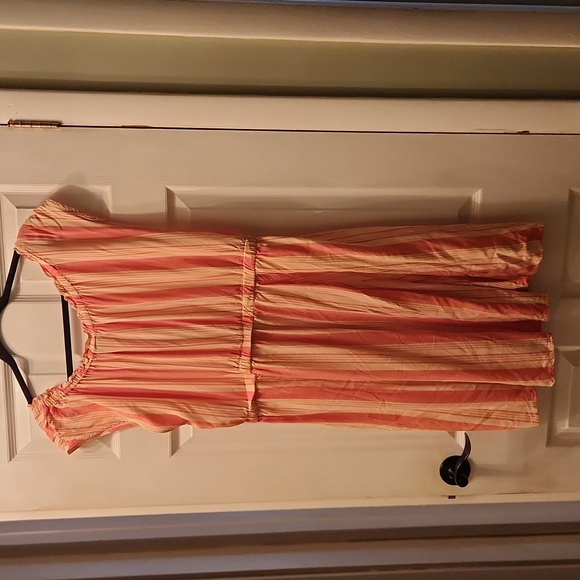 Torrid Pink striped Skater Dress size 1 - Picture 4 of 4